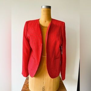 Kim Rogers red blazer/jacket size US12 NWT